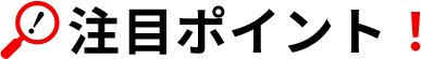 注目ポイント